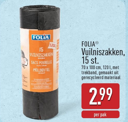 Vuilniszakken, 15st.