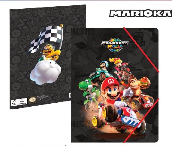 Chemise élastique 3 rabats Mario Kart