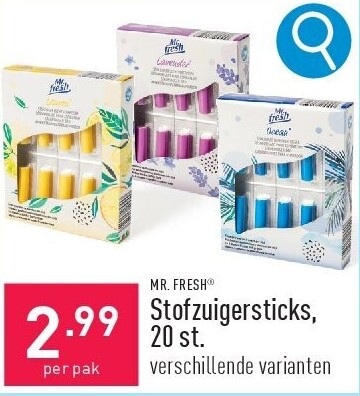 Stofzuigersticks, 20 st.