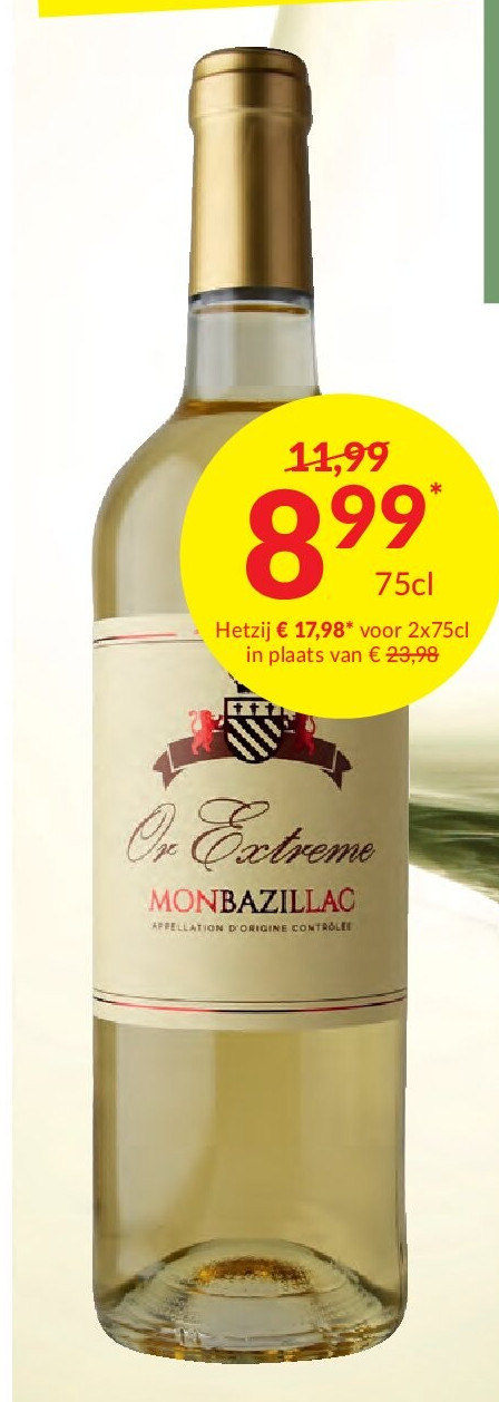 AOP Monbazillac Or Extrême Wit moelleux