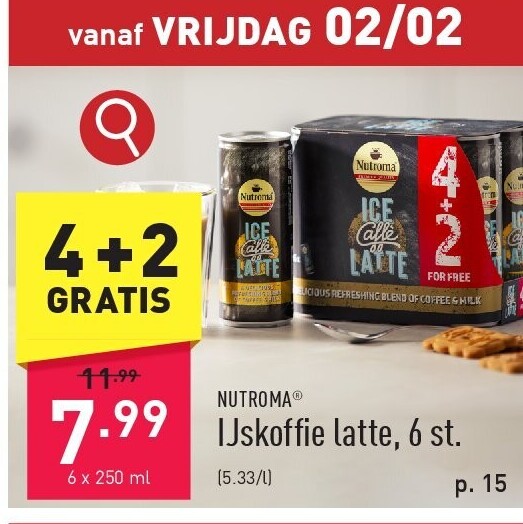 IJskoffie latte, 6st.