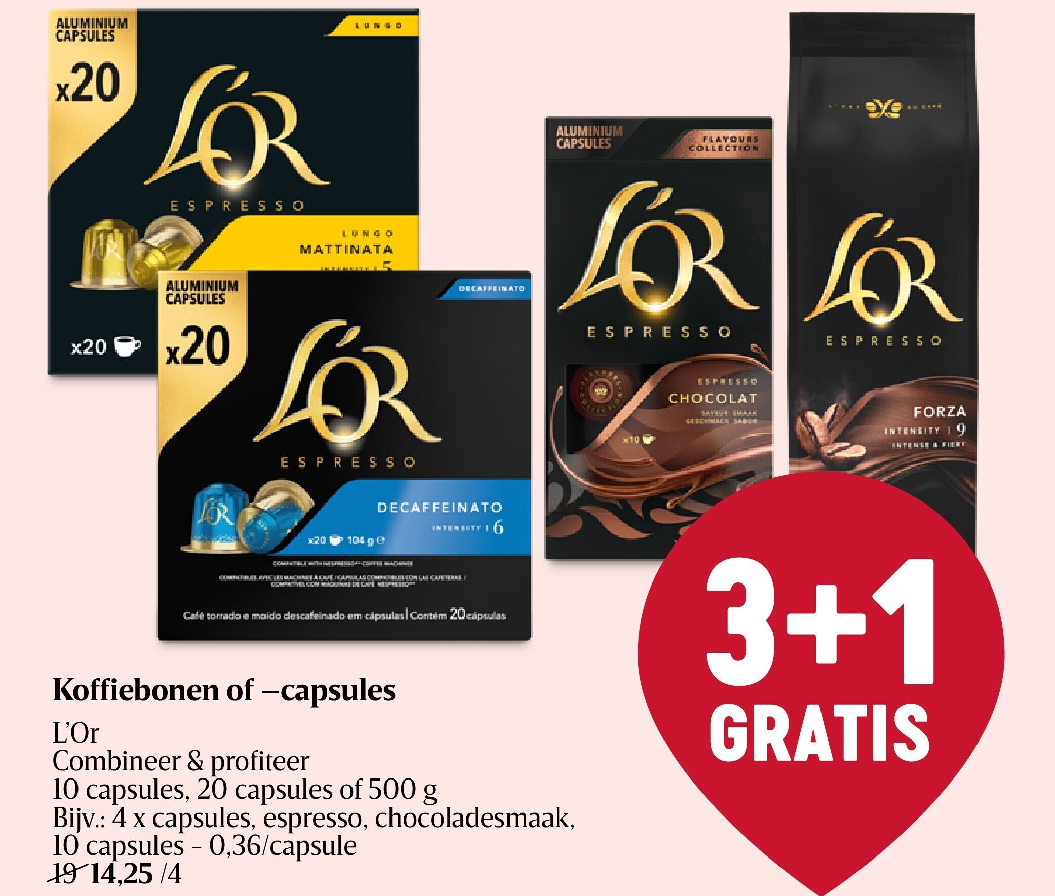 Koffiebonen of –capsules