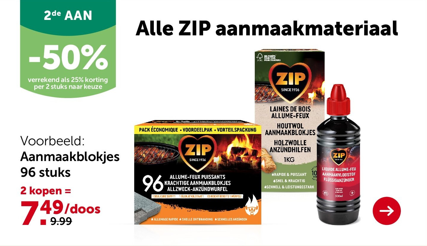 Aanmaakblokjes 96 stuks