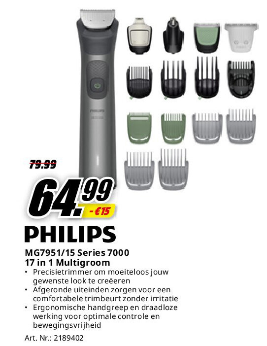 Philips MG7951/15 Series 7000 17 in 1 Multigroom
