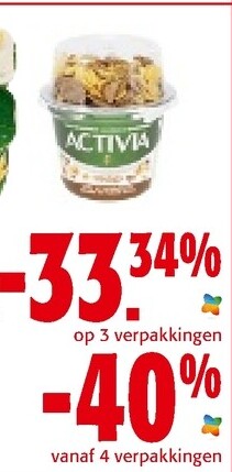 Danone Activia Mix &Go Mais- en tarwevlokken 190 g
