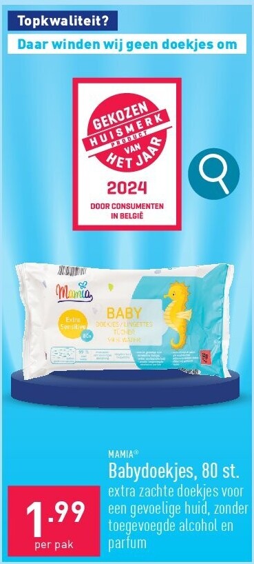Babydoekjes, 80st.
