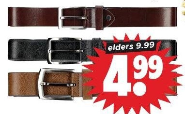 Lederen riem