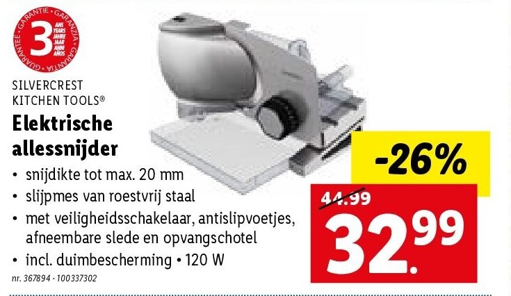 Elektrische allessnijder