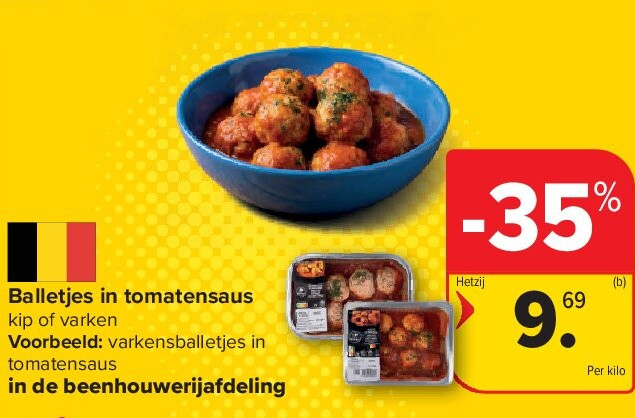 Balletjes in tomatensaus