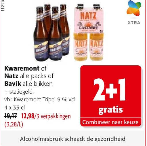 Kwaremont Tripel 9 % vol 4 x 33 cl