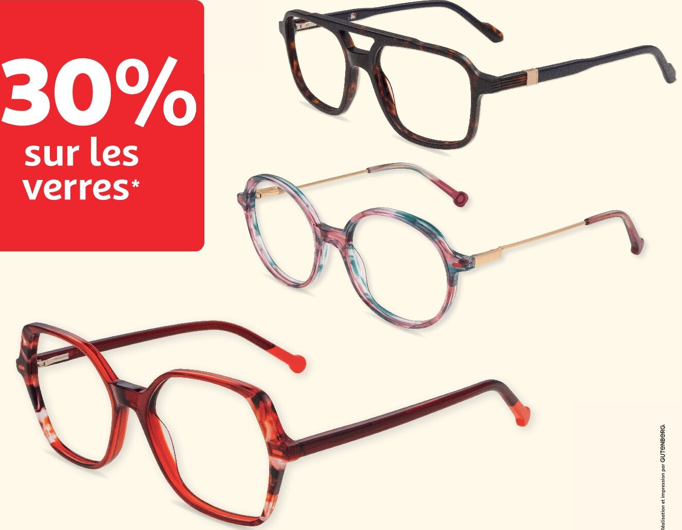 Verres de lunettes