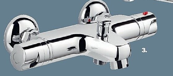 Handson thermostatische badkraan Marco