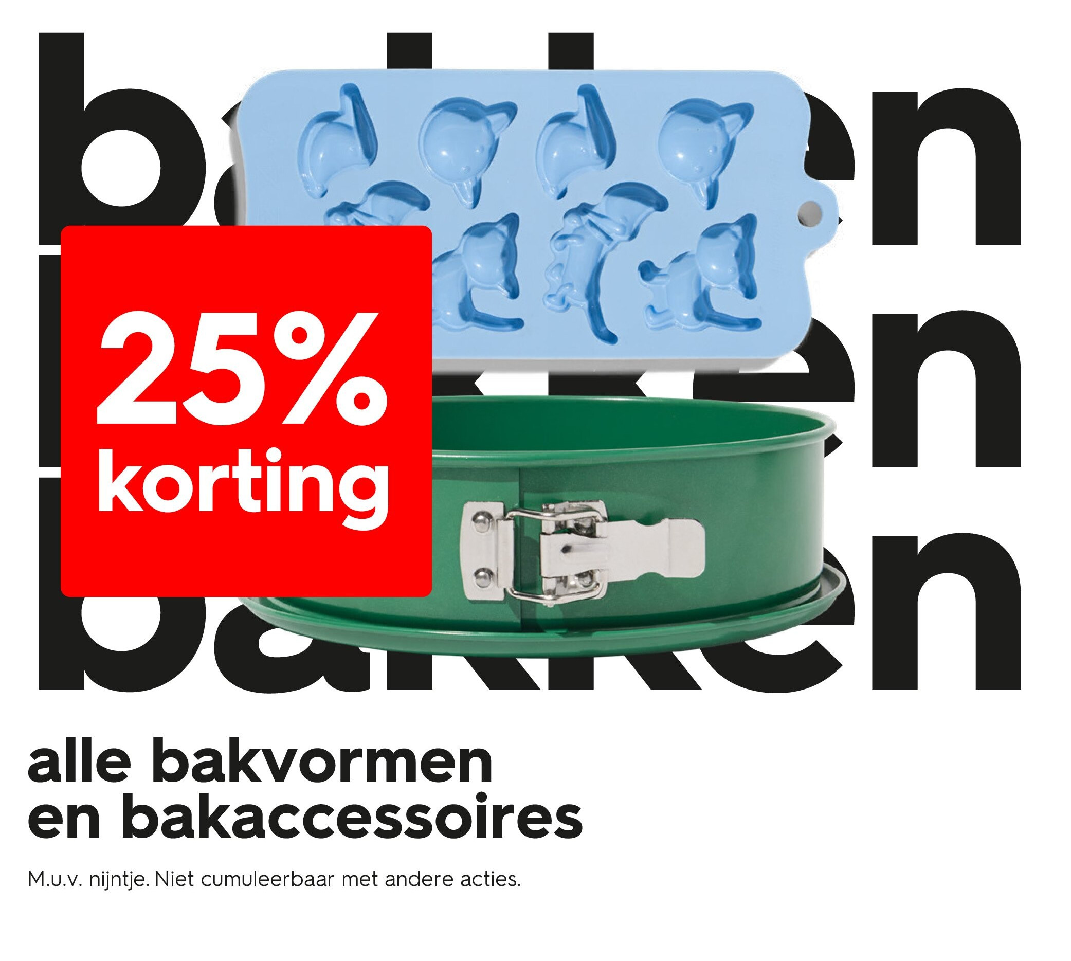 alle bakvormen en bakaccessoires