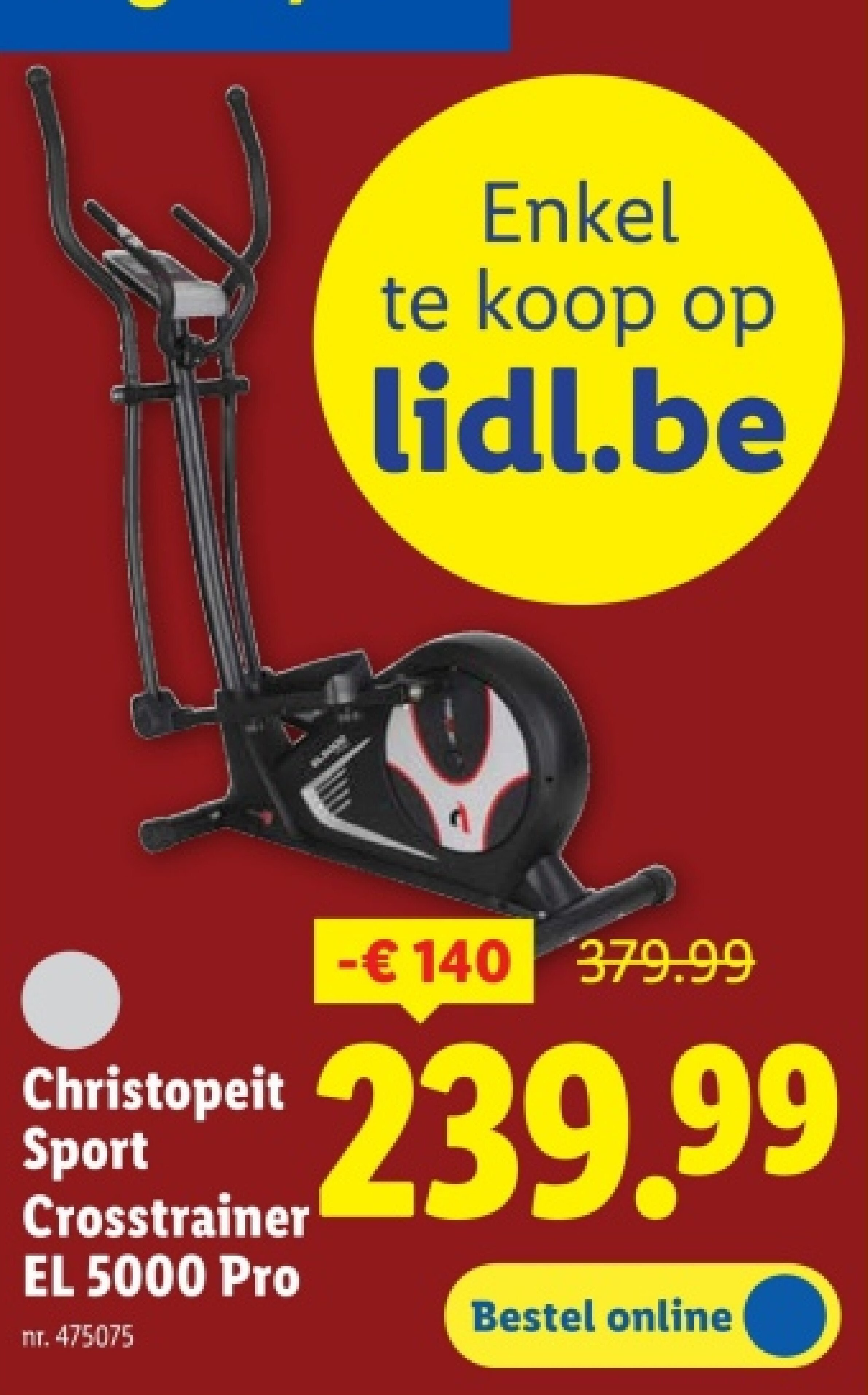 Christopeit Sport Crosstrainer EL 5000 Pro