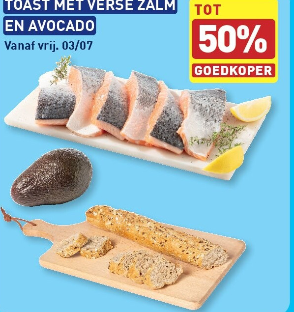 TOAST MET VERSE ZALM EN AVOCADO