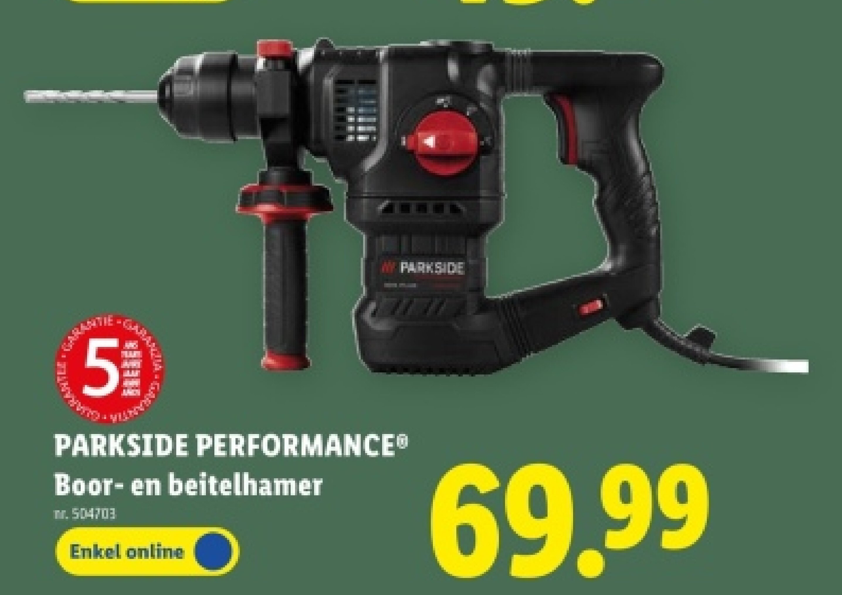 Boor- en beitelhamer