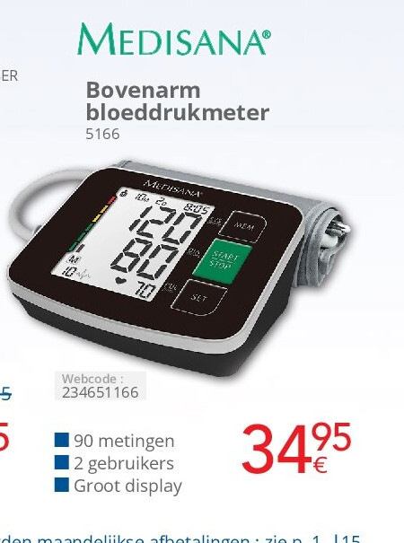 Bovenarm bloeddrukmeter 5166