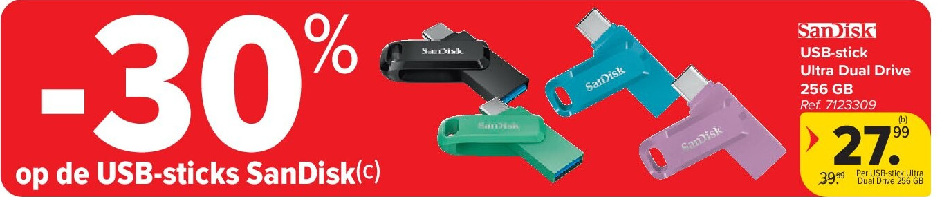 USB-stick Ultra Dual Drive 256 GB