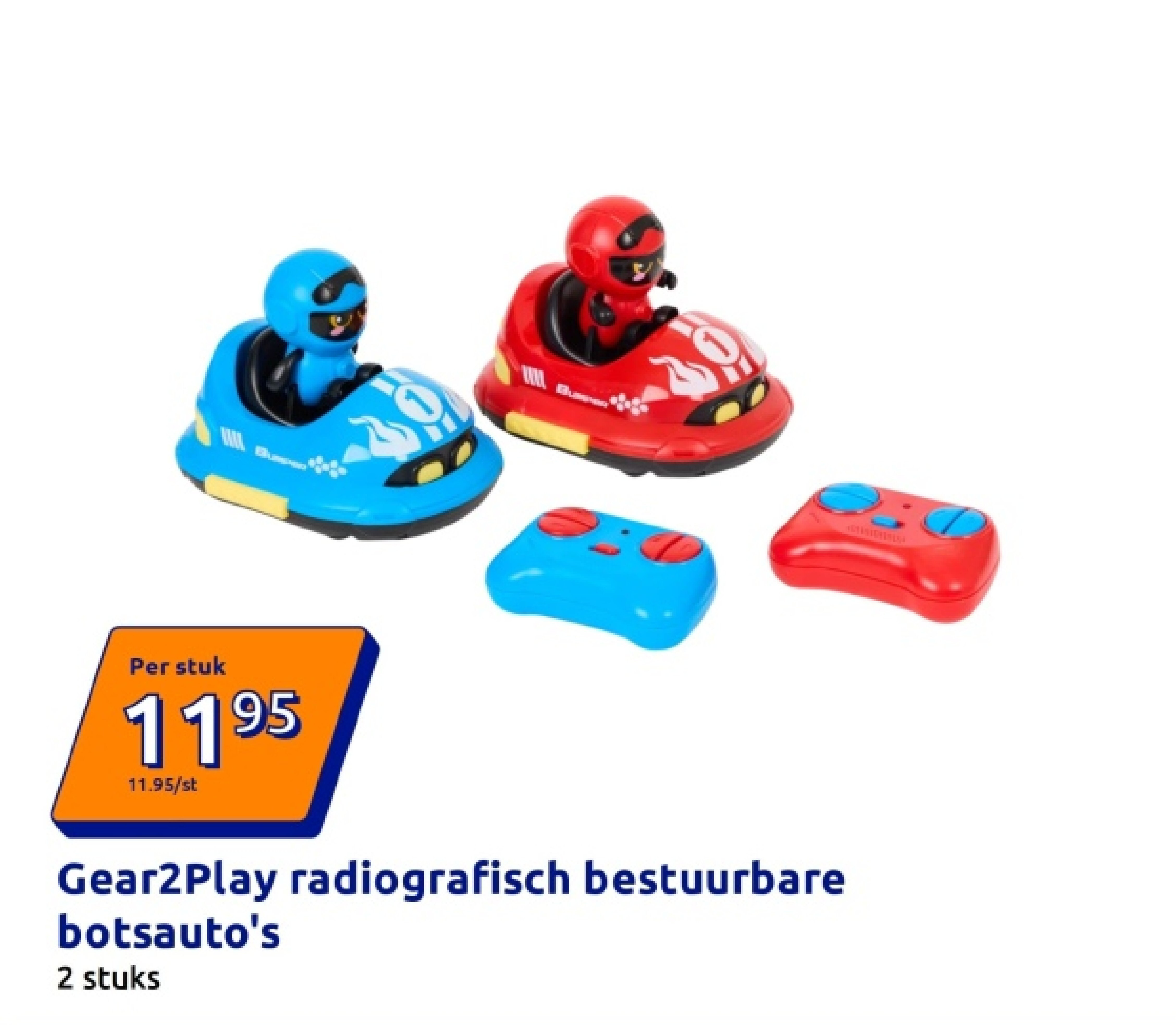 Gear2Play radiografisch bestuurbare botsauto's
