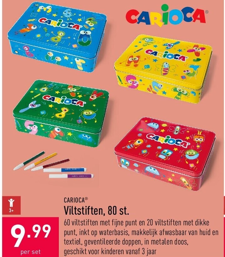 Viltstiften, 80 st.