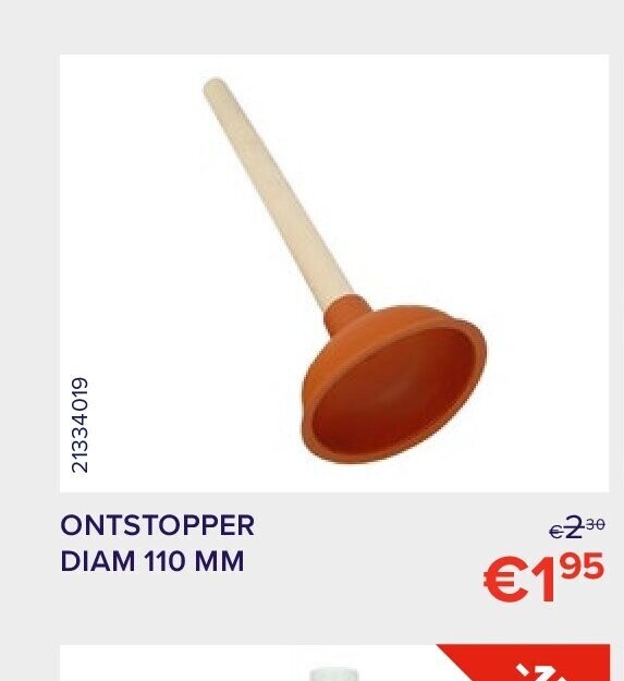 ONTSTOPPER DIAM 110 MM
