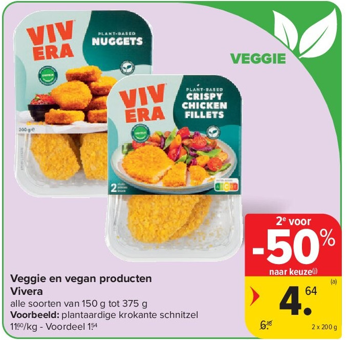 Veggie en vegan producten Vivera