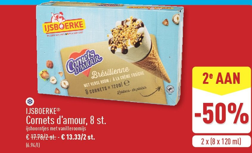 Cornets d'amour, 8st.