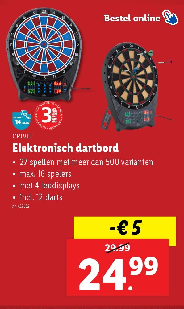 Elektronisch dartbord