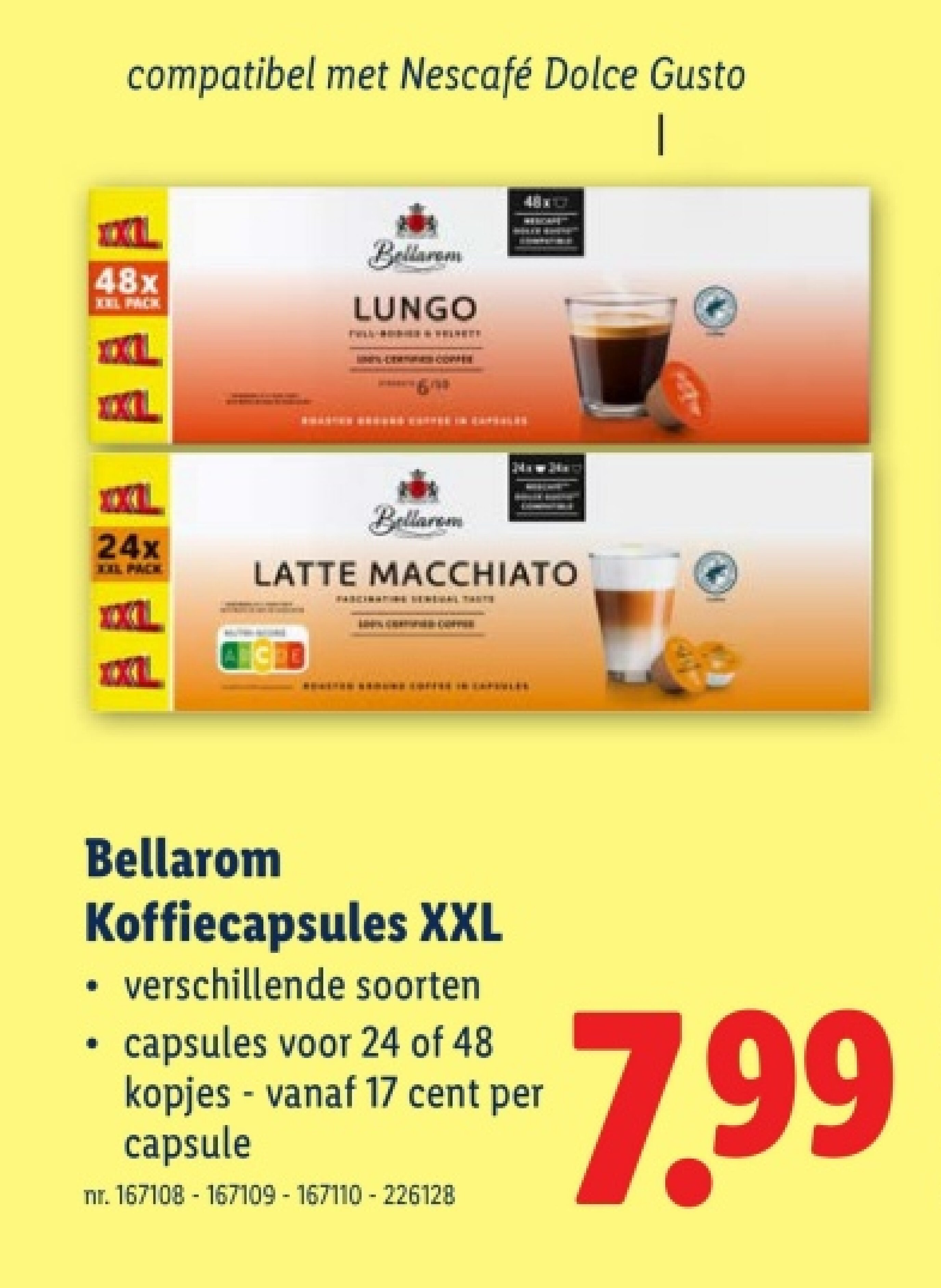 Koffiecapsules XXL