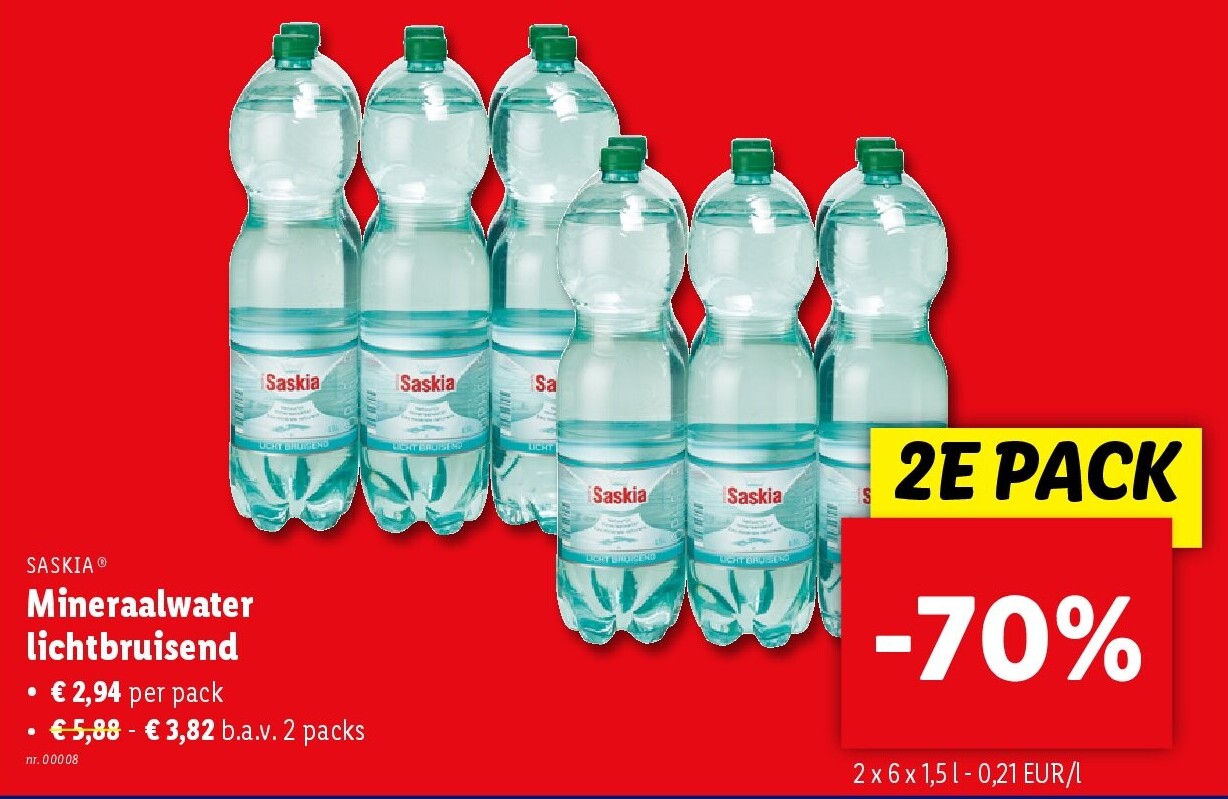 Mineraalwater lichtbruisend