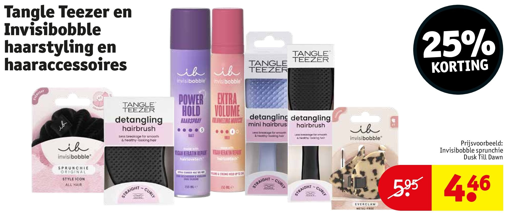 Tangle Teezer en Invisibobble haarstyling en haaraccessoires