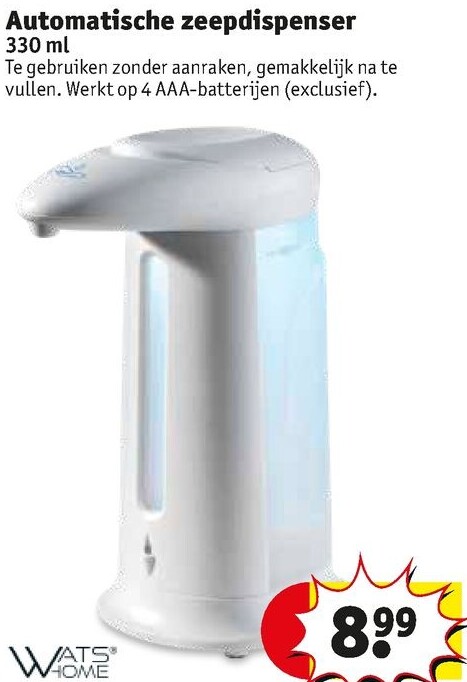 Automatische zeepdispenser