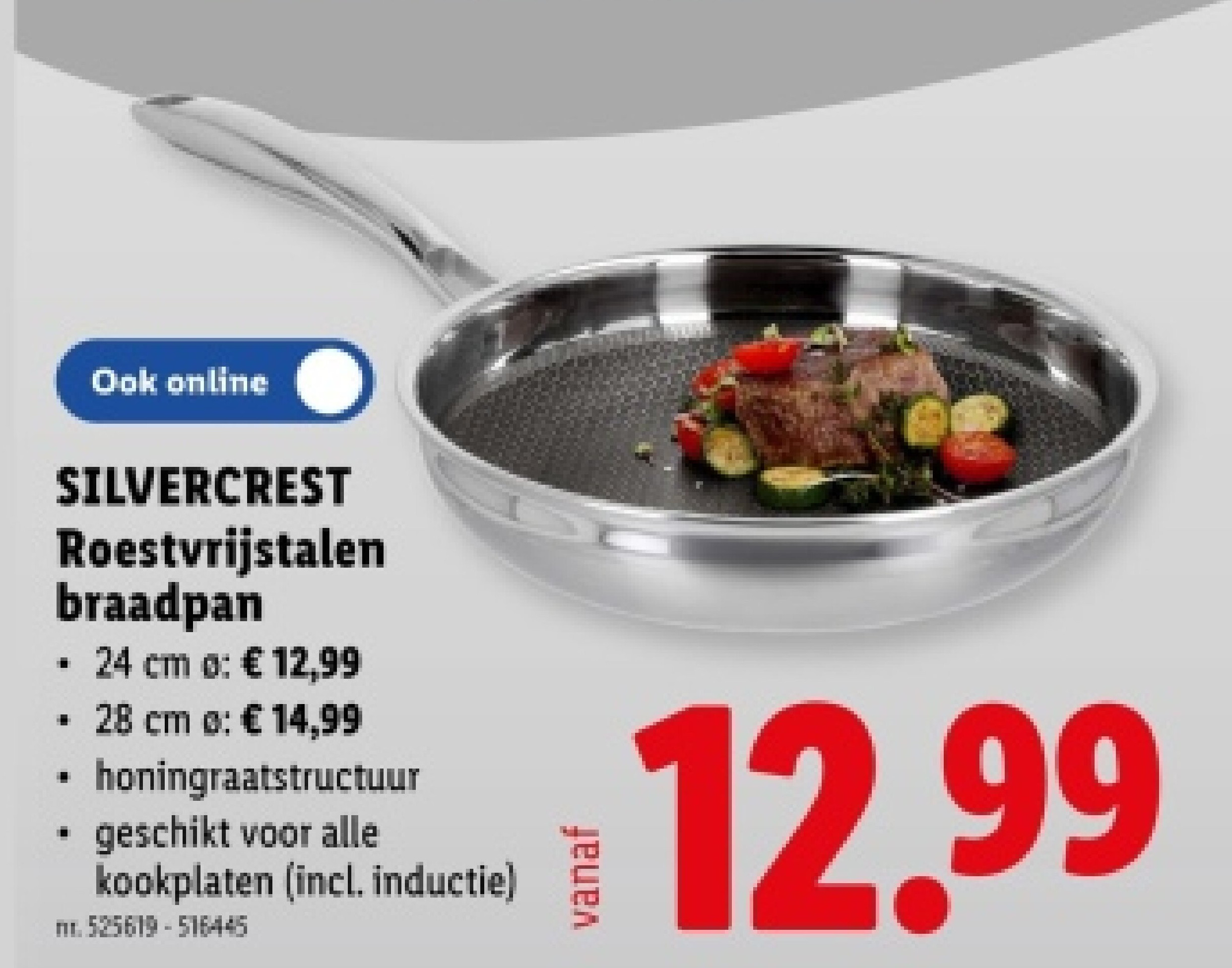 Roestvrijstalen braadpan
