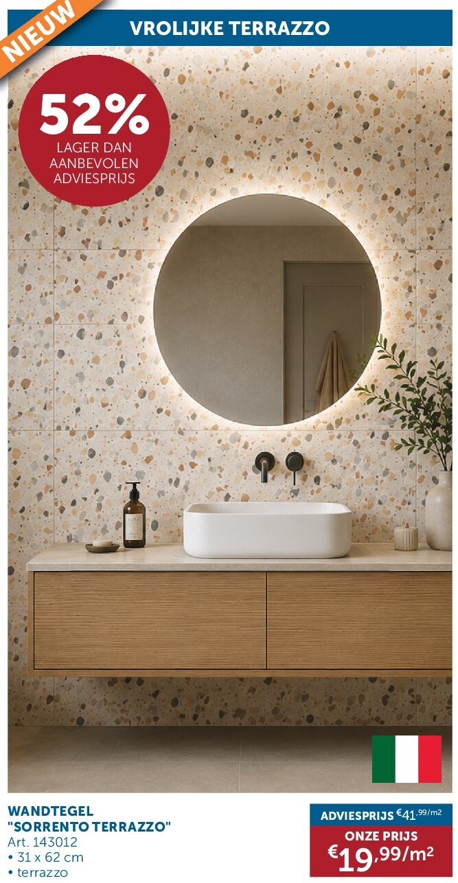 WANDTEGEL "SORRENTO TERRAZZO"