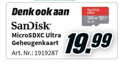 MicroSDXC Ultra Geheugenkaart