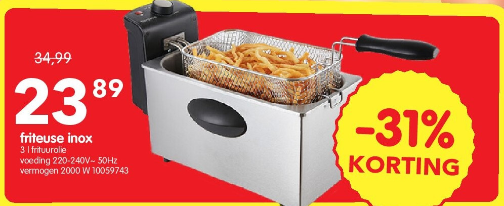 friteuse inox