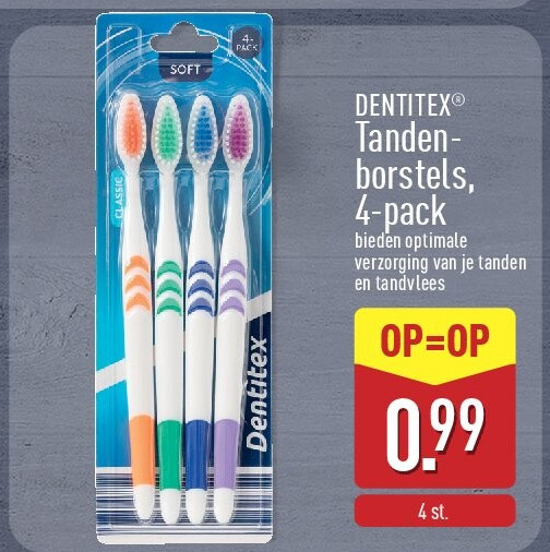 Tanden- borstels, 4-pack