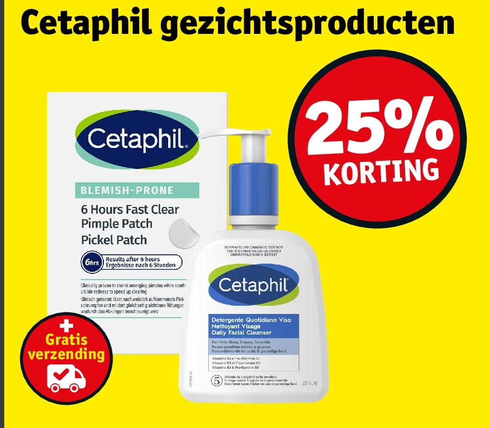 Cetaphil gezichtsproducten