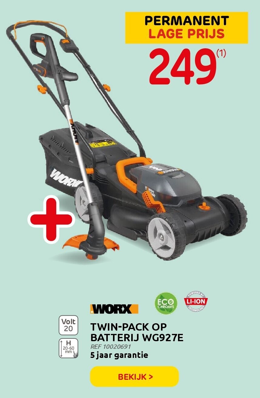 TWIN-PACK OP BATTERIJ WG927E