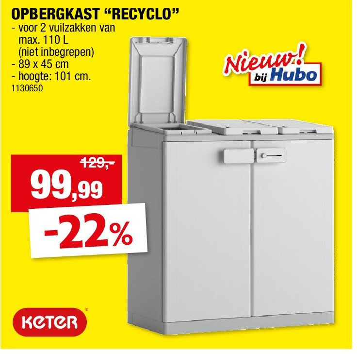 OPBERGKAST “RECYCLO”