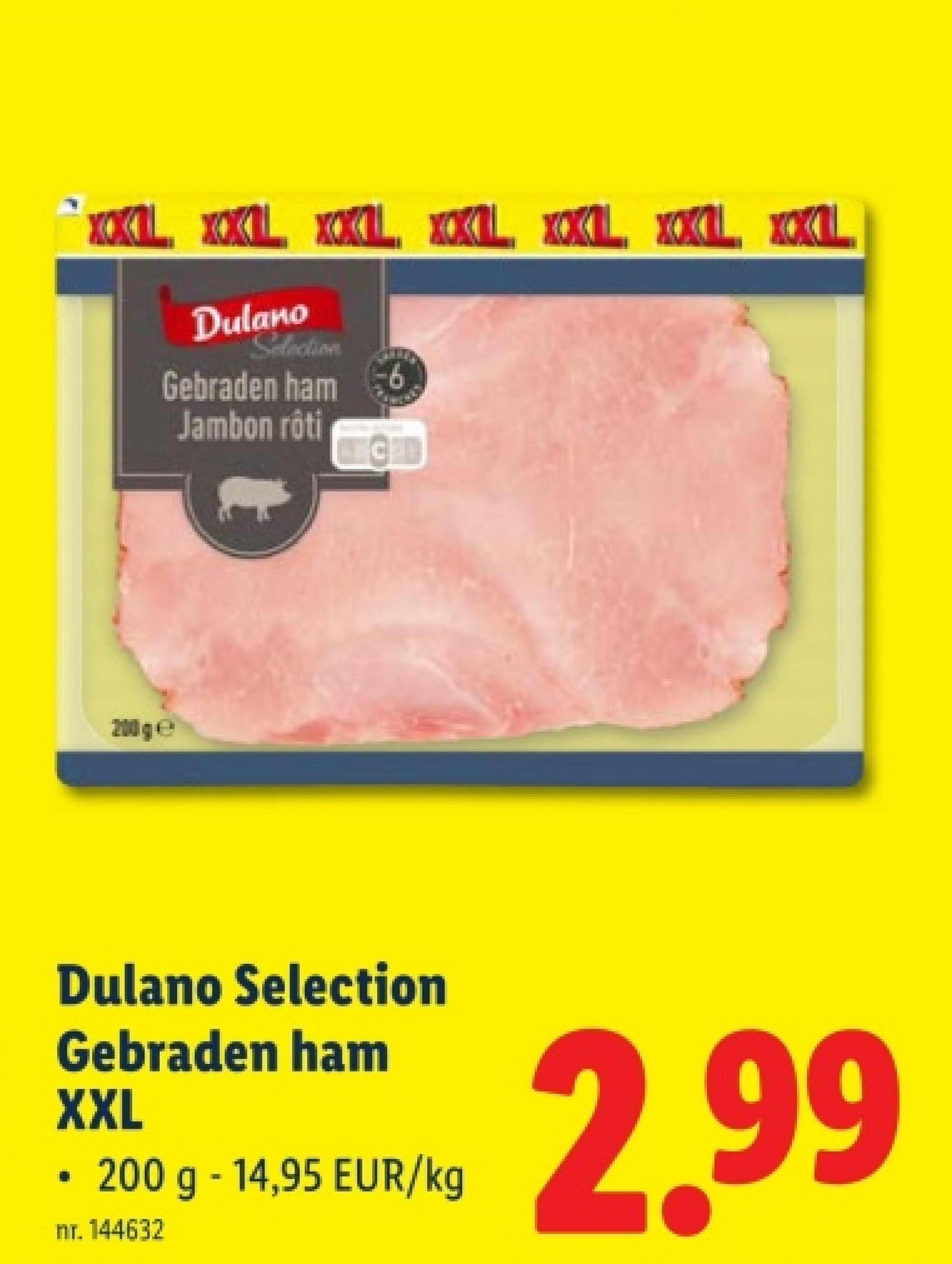 Gebraden ham XXL
