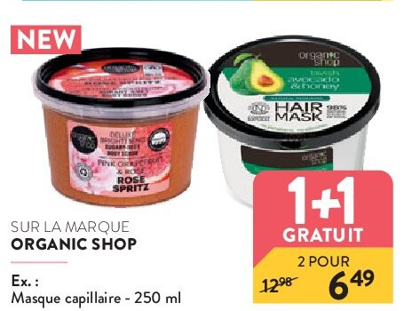 SUR LA MARQUE ORGANIC SHOP