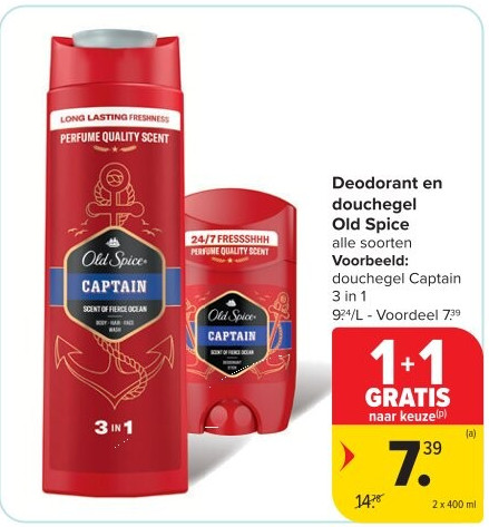Deodorant en douchegel Old Spice