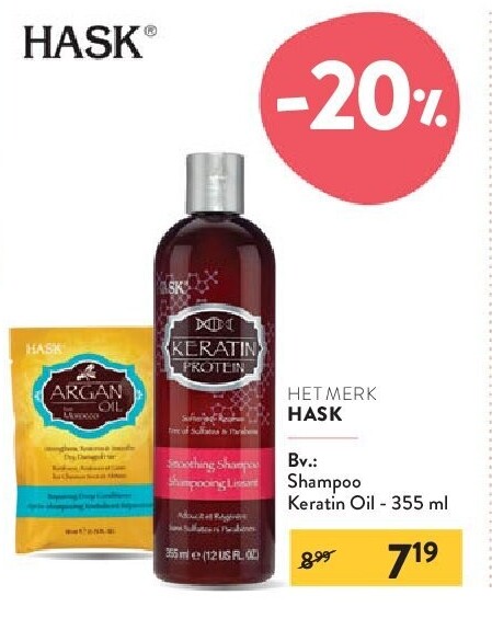 HASK Shampoo Keratin Oil - 355 ml