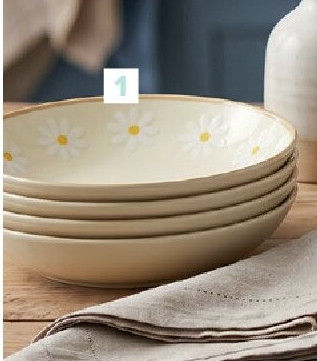Diep bord Marguerite