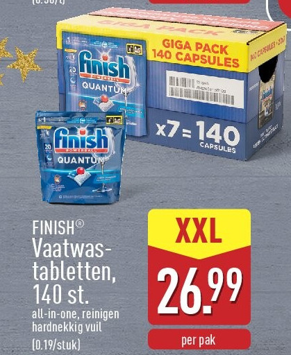 Vaatwastabletten, 140st.