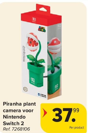 Piranha plant camera voor Nintendo Switch 2
