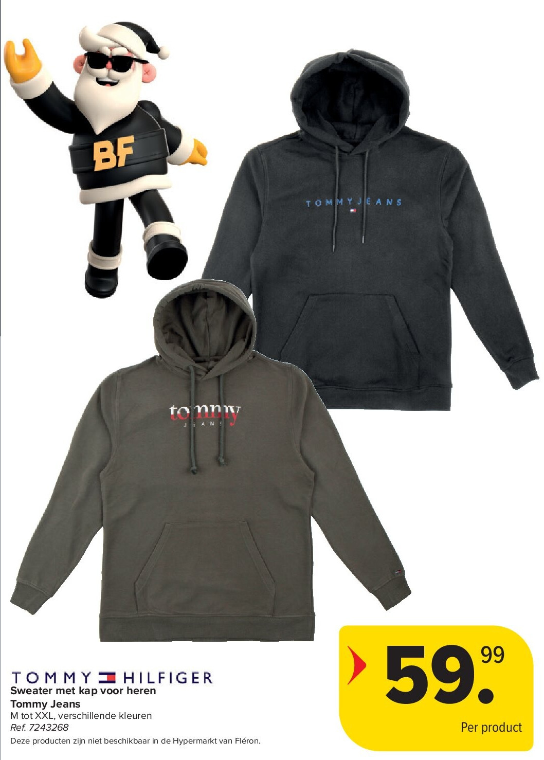 Sweater met kap voor heren Tommy Jeans