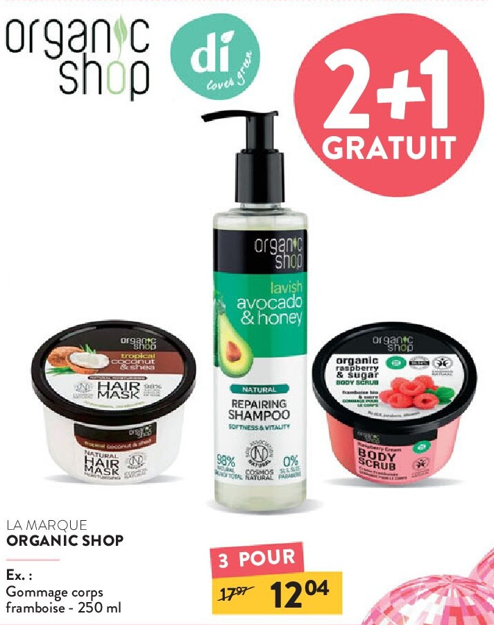 Gommage corps framboise - 250 ml