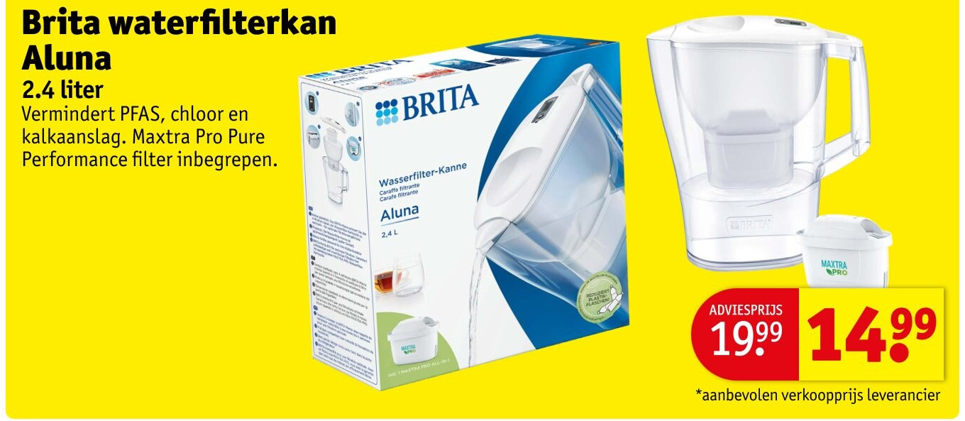 Brita waterfilterkan Aluna